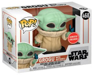 Figurine Funko Pop - Star Wars : Le Mandalorien N°468 - Grogu Avec Papillon (54529)