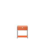 USM - USM Haller Nightstand P2 - Pure Orange - Nattbord - Fritz Haller,Paul Schärer - Oransje - Metall