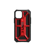 UAG Rugged Case for iPhone 12 Mini 5G [5.4-inch] - Monarch Crimson - baksidedeksel for mobiltelefon