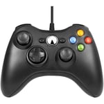 Manette filaire pour Xbox 360, manette de jeu filaire USB, manette de jeu filaire avec double vibration, très adaptée aux sessions d