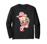 Kewpie Baby Cowboy Cowgirl Lasso Traditional Tattoo Flash Long Sleeve T-Shirt