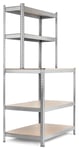 Etagere Etabli d'atelier 625kg Charge Lourde Metallique de Rangement Atelier