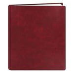 Pioneer Albums Photo Tout-en-Un fiable Family Treasures Deluxe Bordeaux Cuir reconstitué Coque Scrapbooking pour 8,5 x 27,9 cm Pages