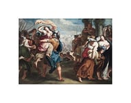 Wee Blue Coo Painting Van Thulden Rape Of The Sabine Women Wall Art Print