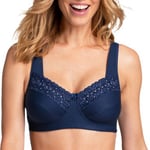 Miss Mary Broderie Anglais Soft Bra BH Mörkblå C 105 Dam