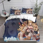 A178 Lakanat Granblue Fantasia Vuodevaatteet Setit Peitto Sängynpeite Pussilakana P_240x260cm 94x102in