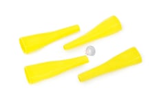 QL Racing Shock Absorber Boots - Yellow KM X2 30°N DNT/DNB Rovan LT Losi 5IVE-T