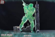 Statue Solid Snake Stealth Camouflage Fluo Vert Édition 44 CM - Metal Engrenage