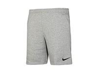 NIKE Unisex Kids Y Nk Flc Park20 Kz Shorts, Dk Grey Heather/Black/Black, 7 Years EU