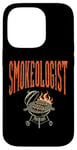 Coque pour iPhone 14 Pro Smokeologist Griller Grill Cook BBQ Grill Grill Barbecue