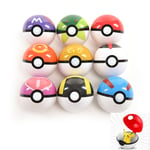 1 X Action Anime Figures Balls For Pokemon Plastic Super Ball Ki Blue