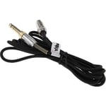 Vhbw - Câble audio aux compatible avec akg Q701, K181, K72, M220 casque - Avec prise jack 3,5 mm, vers 6,3 mm, 2 m noir