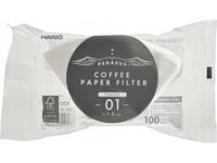 Hario Hario - Pappersfilter Vit Pegasus 01 - 100 Stycken