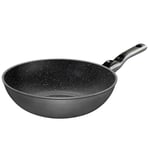 Wok 30 cm, avec poignée amovible, Made in Germany Stoneline