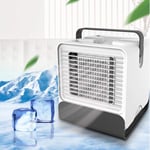 USB air cooler Mini Portable Air Conditioner Humidifier Purifier Light Desktop Air Cooling Fan for Office Home 160 * 160 * 180mm
