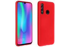 Avizar Coque et étui téléphone mobile huawei p smart 2019 / honor 10 lite semi-rigide soft-touch rouge