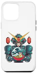 Coque pour iPhone 12 Pro Max Ramen Japonais Mecha Robot Géant La Grande Vague Anime