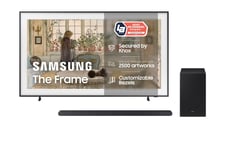 Samsung 75" The Frame TQ75LS03DAUXXC + HW-S710D/XE - Svart