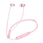 Wireless Neckband Headphones,okcsc Bluetooth 5.0 Earphones Neckband In-ear Headset with Mic,6Hrs Playing Time,IPX5 Sweatproof for Running,Gym (Pink)
