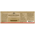 Solgar Resveratrol 60 Units