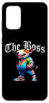 Coque pour Galaxy S20+ Veste cool Bull Terrier Dog The Boss Cool pour chien, maman et papa