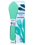 New Green Sistema Reusable Cutlery To Go Set Knives Fork Spoon Case Travel