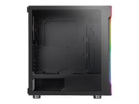 Thermaltake H200 TG RGB - Tour - ATX - panneau latéral fenêtré (verre trempé) - pas d'alimentation (PS/2) - noir - USB/Audio