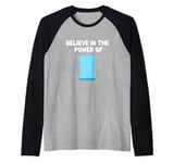 Believe In The Power Of Towels Bath Gym Beach Kitchen Absorb Raglan Baseball Tee