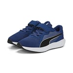 PUMA Twitch Runner AC PS Basket, Blazing Blue Black White, 33 EU