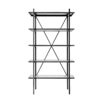 MUUBS Austin lattiahylly 90x160 cm Musta