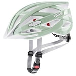 uvex i-vo 3D - Lightweight All-Round Bike Helmet for Men & Women - Individual Fit - Upgradeable with an LED Light - Mint - 52-57 cm