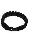 MFH Paracord Armband, litet klickspänne - 1,9 cm bred (Svart, L / 22 cm) Svart