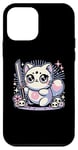 iPhone 12 mini Pastel Goth Chibi Samurai Cat with Katana Kawaii Design Case