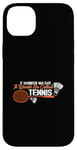 Coque pour iPhone 14 Plus Jeu d'amour pour joueur de badminton