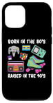 Coque pour iPhone 13 Pro Born The 80's Raised In The 90's Hip Hop Themed Party