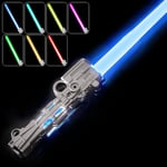 OSDUE Light Up Saber with Sound, 7 Colors Retractable Light Sabers for Kids, Light Saber Sword Toys for Boys Kids Gift Party Favors, Fashion Cosplay Toy for Adult Kids Sound Force Lightsaber