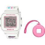 Casio Ladies Baby-G Watch and Keyring Gift Set BGD-10KPP-7ER