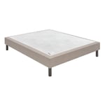 Sommier Epeda confort medium deco nature 160x200 Chiné Naturel