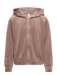 Vmvelvet Ls Zip Hoodie Jrs Girl Beige Vero Moda Girl