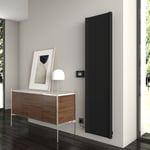 Carisa Boreas B Radiateur Électrique Vertical -Éco-énergétique, Design Moderne, Noir, 180 x 46 cm