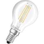 Ledvance Comfort E14 klotlampa, 2700K, 3,4W