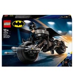 DC Comics 76273 -  Batman La figurine de Batman à construire et la moto Bat-Pod  