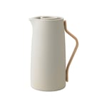 Stelton - Emma Termos, Kaffe 1,2 L, Sand - Metall/Tre