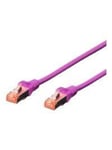 DIGITUS Professional patch cable - 2 m - violet - Purpur - 2 meter