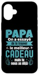 Coque pour iPhone 16 Plus Cadeau Pour Papa Fete Des Pere Cadeaux Anniversaire Homme