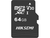 Hiksemi Neo Hs-Tf-C1(Std) Microsdxc Minneskort 64Gb 92/30 Mb/S Klass 10 U1 Tlc V30 + Adapter