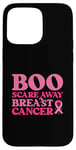 Coque pour iPhone 15 Pro Max Ruban rose chimio cancer du sein femme Halloween