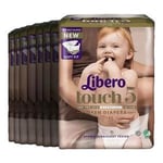 Libero Touch 5 åpen bleie - 8 x 22 stk. Libero Touch Bleier og tilbehør Stelle- og pleieprodukter Mor & Barn