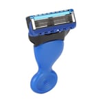 (Blue)Body Trimmer For Women Men Manual Epilator With Storage Box Body Hair