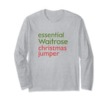 Ugly Christmas Jumper Sweater Essential Waitrose Long Sleeve T-Shirt